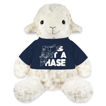 Déclaration astrophysique astrologie blagues Noël - Mouton en peluche Annika MiniFeet® - bleu marine - Devant