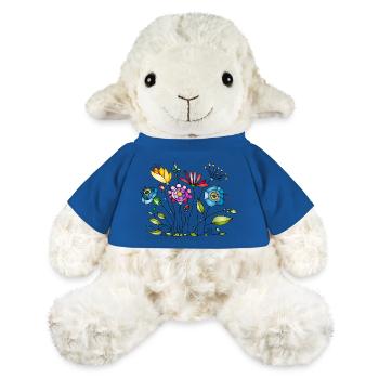 Blumen - MiniFeet® Schaf Annika - Königsblau - Vorne