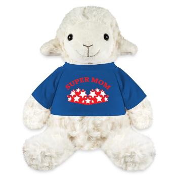 Super Maman - Fête des Mères - Mouton en peluche Annika MiniFeet® - bleu roi - Devant