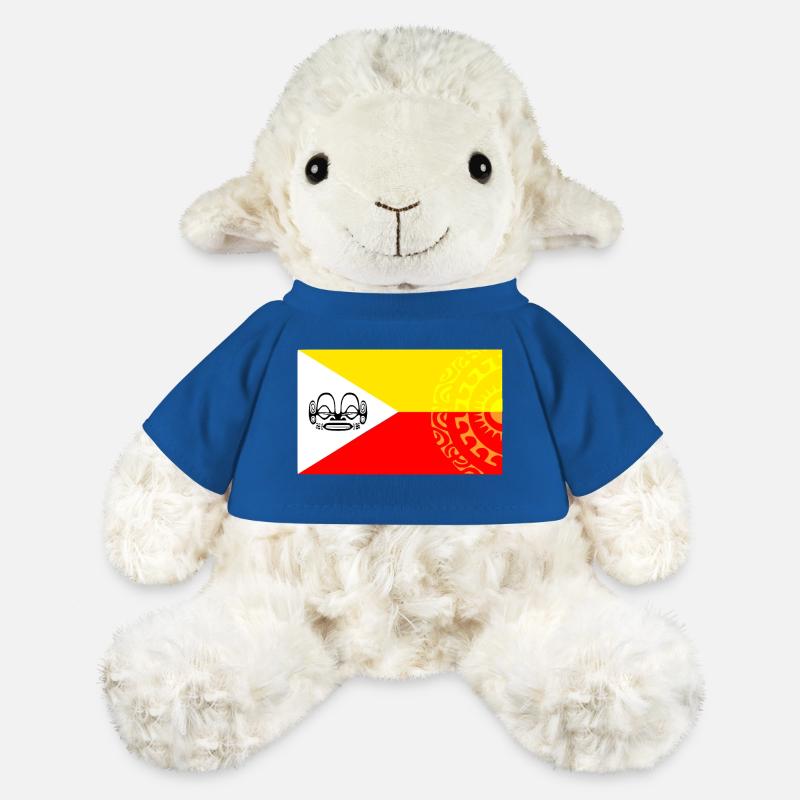 Marquesan Flag - Personalized 1 - MiniFeet® Sheep Annika - royal blue