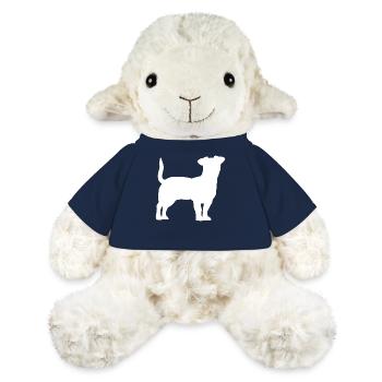 Jack Russell Terrier - Mouton en peluche Annika MiniFeet® - bleu marine - Devant
