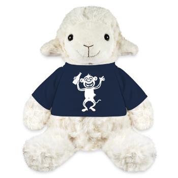 Affe Bierflasche - MiniFeet® Schaf Annika - French Navy - Vorne