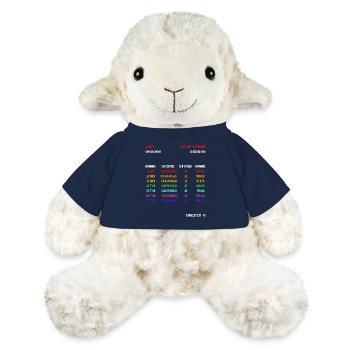 Score élevé - Mouton en peluche Annika MiniFeet® - bleu marine - Devant