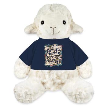 Everything I Love Is Illegal Expensive Or Brunette - MiniFeet® Schaf Annika - French Navy - Vorne