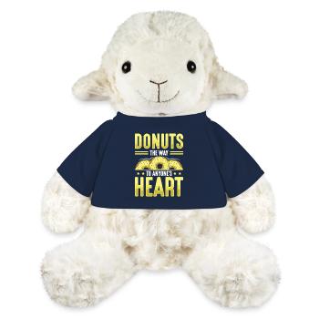 Restauration rapide en donuts - Mouton en peluche Annika MiniFeet® - bleu marine - Devant