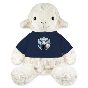 Moutons en hiver - Mouton en peluche Annika MiniFeet® - bleu marine - Devant