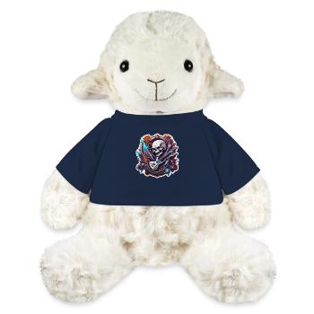 Rock n Roll / Rockabilly / Totenkopf / Skull - MiniFeet® Schaf Annika - French Navy - Vorne