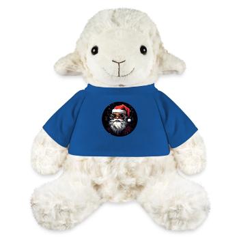 Santa Claus with glasses - MiniFeet® Sheep Annika - royal blue - Front