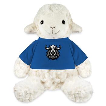 Mächtiger Wikingerkrieger Version 4 - MiniFeet® Schaf Annika - Königsblau - Vorne