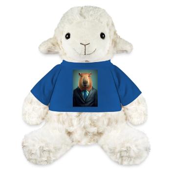 Capybara Wasserschwein Nagetier Tier Suit - MiniFeet® Schaf Annika - Königsblau - Vorne