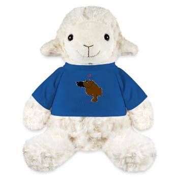 Comic - Dog "Balou" Wolly Sheepling - MiniFeet® Sheep Annika - royal blue - Front