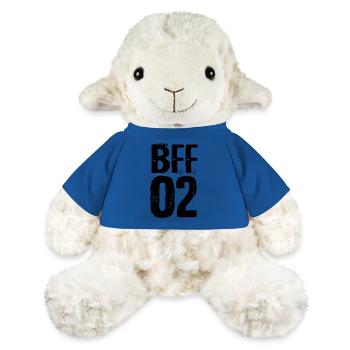 Best Friends forever BFF 01 02 Friendship friend - MiniFeet® Sheep Annika - royal blue - Front