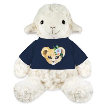 Bébé tête de lion - Mouton en peluche Annika MiniFeet® - bleu marine - Devant