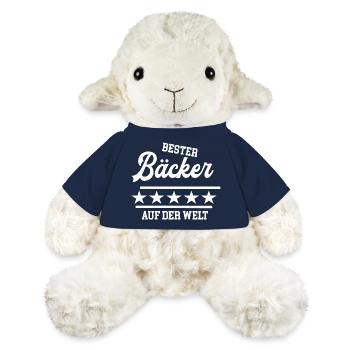 Bester Bäcker der Welt weltbester Meister Chef - MiniFeet® Schaf Annika - French Navy - Vorne