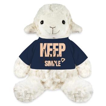 Keep Life Simple Lettering - MiniFeet® Sheep Annika - french navy - Front