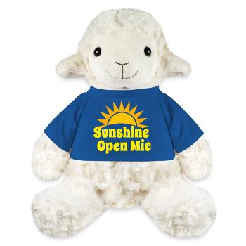 Micro ouvert Sunshine - Mouton en peluche Annika MiniFeet® - bleu roi - Devant