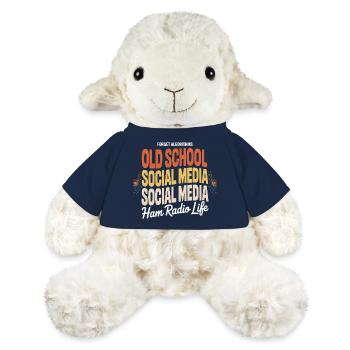 Old School Amateurfunk-Sozialmedien - MiniFeet® Schaf Annika - French Navy - Vorne