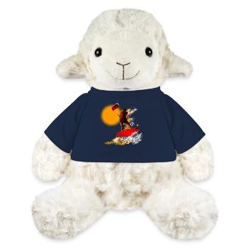 Kite Surfer Color Explosion Print - MiniFeet® Sheep Annika - french navy - Front