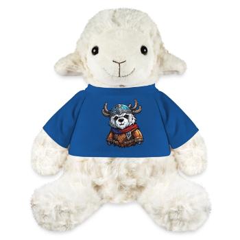 Teddybär / Kuscheltier / Stofftier / Geschenkidee - MiniFeet® Schaf Annika - Königsblau - Vorne