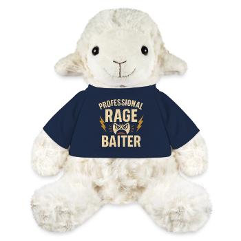 Professioneller Wutköder, lustiger Spruch - MiniFeet® Schaf Annika - French Navy - Vorne