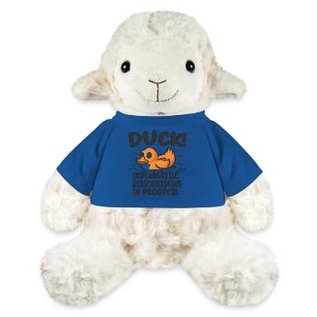 Duck! Diplomatic discussions in progress - MiniFeet® Sheep Annika - royal blue - Front