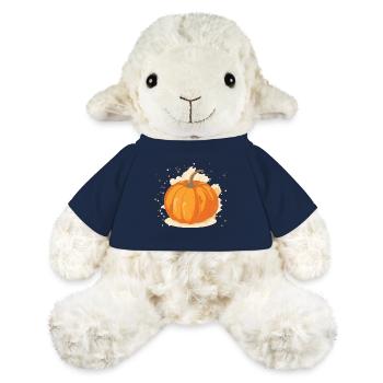Pumpkin Illustration Vintage Autumn - MiniFeet® Sheep Annika - french navy - Front