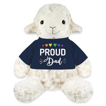 Papa fier - Mouton en peluche Annika MiniFeet® - bleu marine - Devant