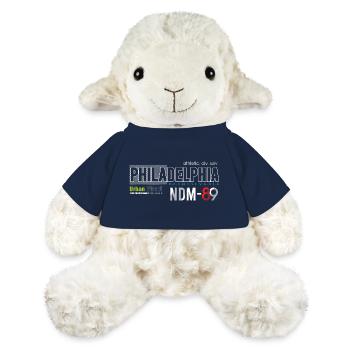 Conception de logo de sports de rue urbains - Mouton en peluche Annika MiniFeet® - bleu marine - Devant