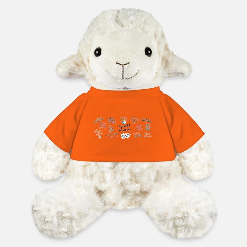 My Mental Breakdown Cup: A Relatable Design - MiniFeet® Sheep Annika - golden orange