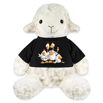 Funny Chickens for Chicken Lovers - MiniFeet® Sheep Annika - golden orange - Front