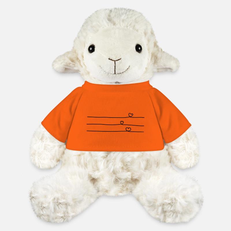 3herzen - MiniFeet® Schaf Annika - Goldorange