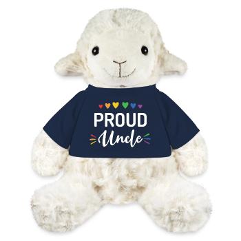 Oncle fier - Mouton en peluche Annika MiniFeet® - bleu marine - Devant