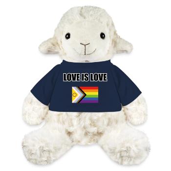LOVE IS LOVE Intersex Inklusive Pride Progress Fla - MiniFeet® Schaf Annika - French Navy - Vorne
