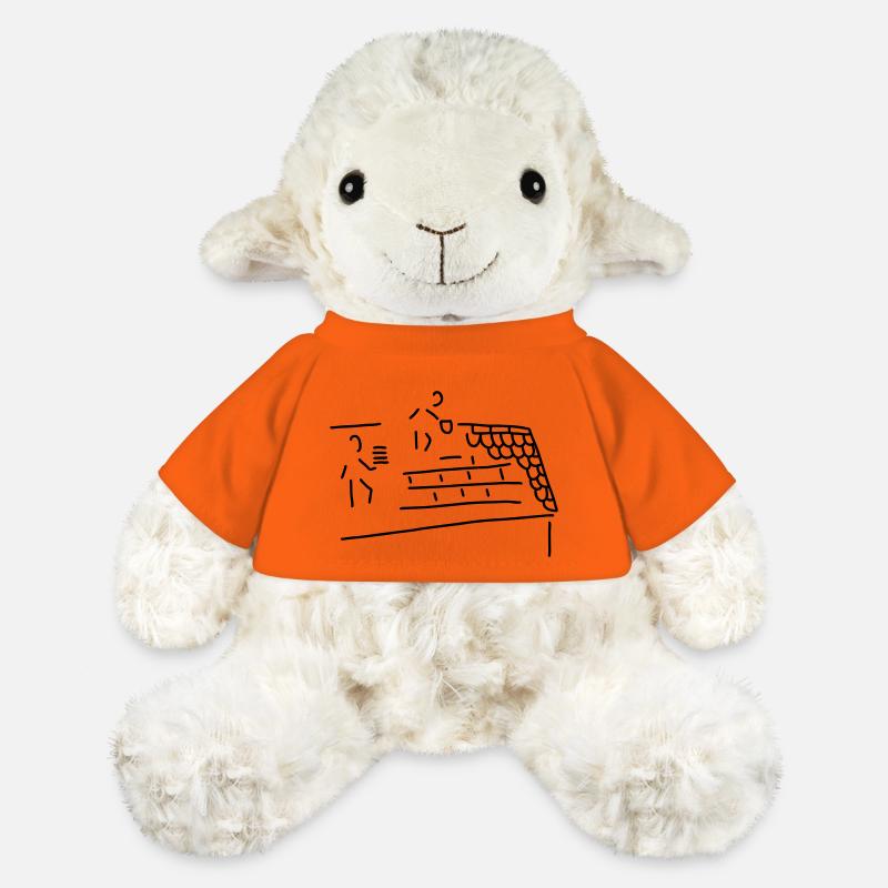 dachdecker - MiniFeet® Schaf Annika - Goldorange