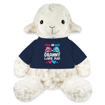 Werdende Mutter Weihnachten Gender Reveal - MiniFeet® Schaf Annika - French Navy - Vorne