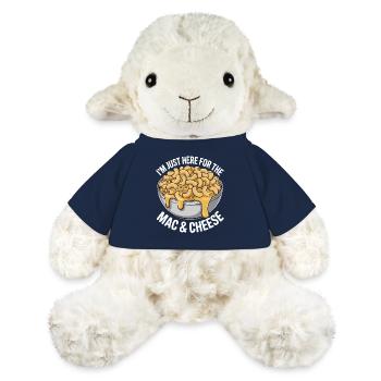 Fan de macaroni au fromage - Je suis juste là - Mouton en peluche Annika MiniFeet® - bleu marine - Devant