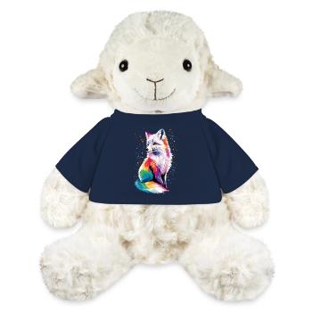 Polarfuchs Schneefuchs Eisfuchs Süßer Weißer Fuchs - MiniFeet® Schaf Annika - French Navy - Vorne
