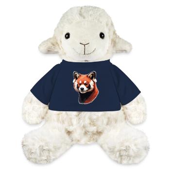Roter Panda Kopf – Digitale Malerei - MiniFeet® Schaf Annika - French Navy - Vorne