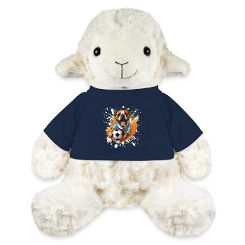 Bulldog Hund Fussball Team - MiniFeet® Schaf Annika - French Navy - Vorne