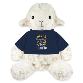 Puissance d'un électricien - Mouton en peluche Annika MiniFeet® - bleu marine - Devant