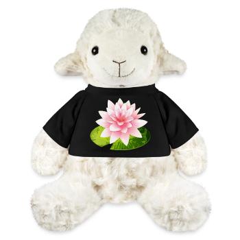 nénuphar brillant avec pétale de nénuphar vert - Mouton en peluche Annika MiniFeet® - orange doré - Devant