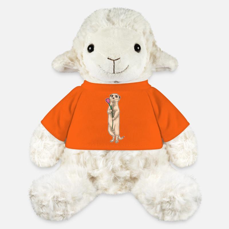 Erdmännchen Tulpe - MiniFeet® Schaf Annika - Goldorange