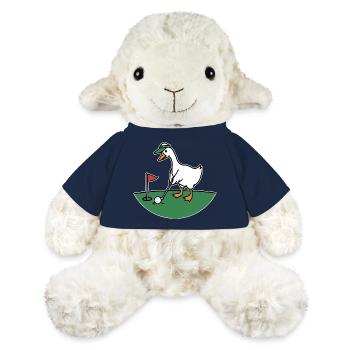 Golfente im Cartoon Stil - MiniFeet® Schaf Annika - French Navy - Vorne