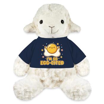I’m So Egg-cited Kawaii Spiegelei Wortspiel - MiniFeet® Schaf Annika - French Navy - Vorne