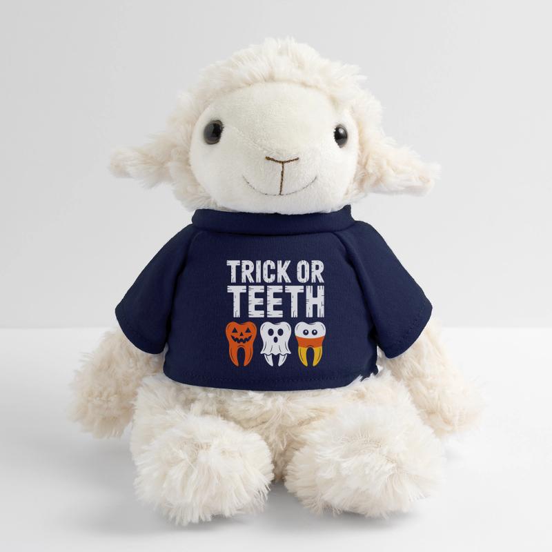 Trick oder Teeth Halloween-T-Shirt MiniFeet® Schaf Annika