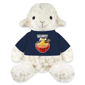 Kawaii Ramen Lächelnde Schüssel - MiniFeet® Schaf Annika - French Navy - Vorne