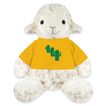 Drei Kakteen 3 Kaktus Wüste Cool Grüne Silhouette - MiniFeet® Schaf Annika - Sonnengelb - Vorne