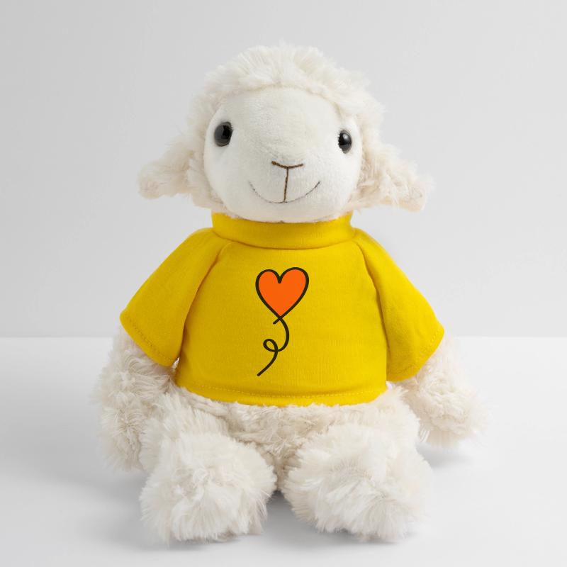 Heart on a thread two-tone MiniFeet® Sheep Annika