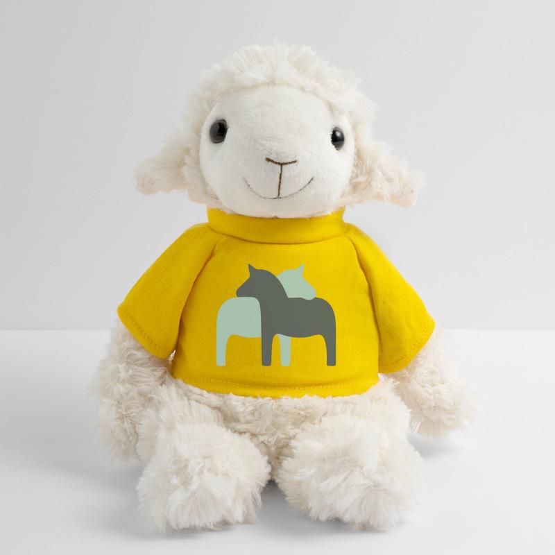 Dalapferd Paar hellblau dunkelblau Pferde Liebe MiniFeet® Schaf Annika
