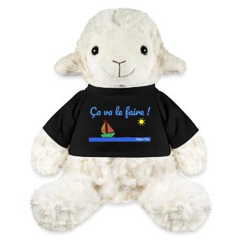 Ca va le faire - Mouton en peluche Annika MiniFeet® - jaune soleil - Devant